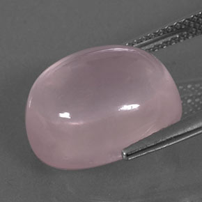 Rose Quartz Gemstone in 14 x 12 mm (calibrated) Size for Sale, Rose Quartz Stone in Pink Color