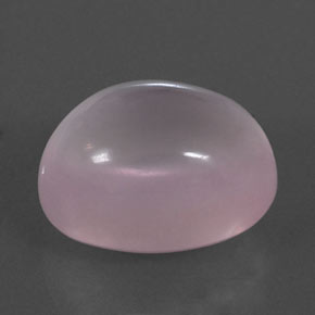 18.62 ct Pink Rose Quartz Stone, Natural Rose Quartz in Oval Cabochon Shape for Sale