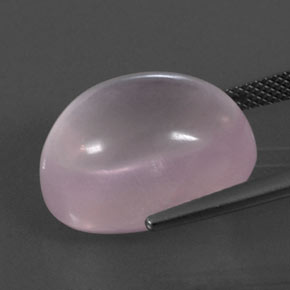 Rose Quartz Gemstone in 18 x 13 mm (calibrated) Size for Sale, Rose Quartz Stone in Light Pink  Color