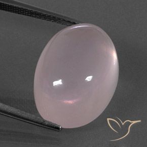 18.58 ct Oval Rose Quartz, 18.2 x 13.1 mm From South Africa, Photo A