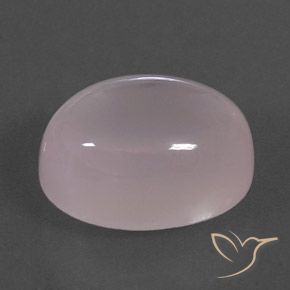 18.58 ct Pink Rose Quartz Stone, Natural Rose Quartz in Oval Cabochon Shape for Sale
