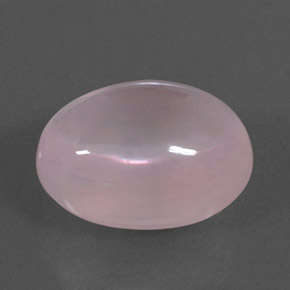 16.81 ct Pink Rose Quartz Stone, Natural Rose Quartz in Oval Cabochon Shape for Sale