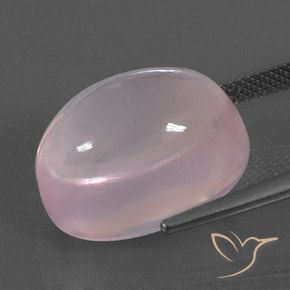 Rose Quartz Gemstone in 18 x 13 mm (calibrated) Size for Sale, Rose Quartz Stone in Coral Pink Color