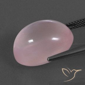 Rose Quartz Gemstone in 18 x 13 mm (calibrated) Size for Sale, Rose Quartz Stone in Coral Pink Color