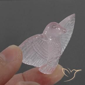 45.49ct Natural Very Light Pink Rose Quartz, Fancy, Translucent