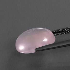 Rose Quartz Gemstone in 12 x 10 mm (calibrated) Size for Sale, Rose Quartz Stone in Pink Color