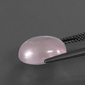 Rose Quartz Gemstone in 12 x 10 mm (calibrated) Size for Sale, Rose Quartz Stone in Pink Color
