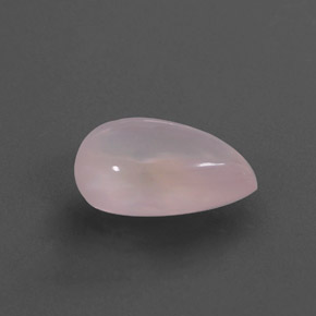 4.66 ct Pink Rose Quartz Stone, Natural Rose Quartz in Pear Cabochon Shape for Sale
