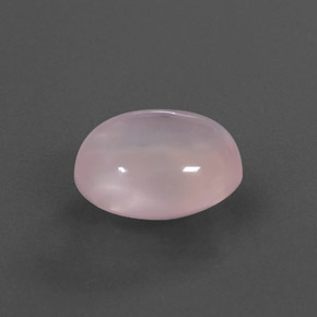 5.53 ct Pink Rose Quartz Stone, Natural Rose Quartz in Oval Cabochon Shape for Sale
