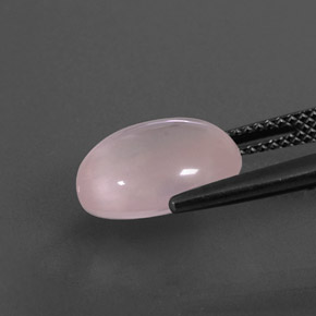 Rose Quartz Gemstone in 12 x 10 mm (calibrated) Size for Sale, Rose Quartz Stone in Pink Color