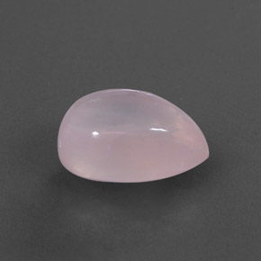 5.91 ct Pink Rose Quartz Stone, Natural Rose Quartz in Pear Cabochon Shape for Sale