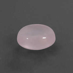 5.78 ct Pink Rose Quartz Stone, Natural Rose Quartz in Oval Cabochon Shape for Sale