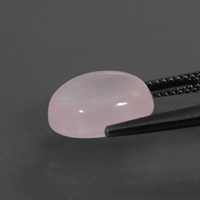 Rose Quartz Gemstone in 12 x 10 mm (calibrated) Size for Sale, Rose Quartz Stone in Pink Color