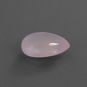 3.84 ct Pink Rose Quartz Stone, Natural Rose Quartz in Pear Cabochon Shape for Sale