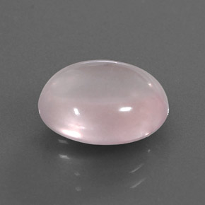 5.02 ct Pink Rose Quartz Stone, Natural Rose Quartz in Oval Cabochon Shape for Sale