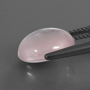 Rose Quartz Gemstone in 12 x 10 mm (calibrated) Size for Sale, Rose Quartz Stone in Pink Color