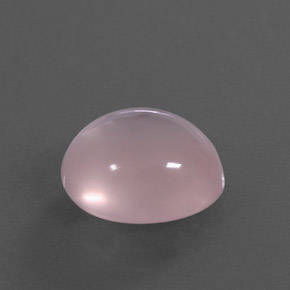 5.13 ct Pink Rose Quartz Stone, Natural Rose Quartz in Oval Cabochon Shape for Sale
