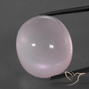 47.24ct Natural Light Pink Rose Quartz, Oval, Transparent