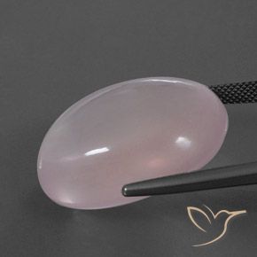Rose Quartz Gemstone in 27 x 20 mm (calibrated) Size for Sale, Rose Quartz Stone in Coral Pink Color