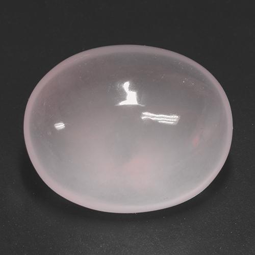 51.22 ct Pink Rose Quartz Stone, Natural Rose Quartz in Oval Cabochon Shape for Sale