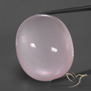 63.54 ct Oval Rose Quartz, 27.5 x 22.7 mm From South Africa, Photo A
