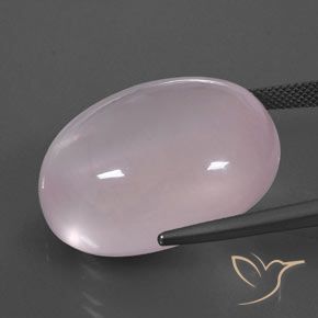 Rose Quartz Gemstone in 27.5 x 22.7 mm Size for Sale, Rose Quartz Stone in Light Pink Color