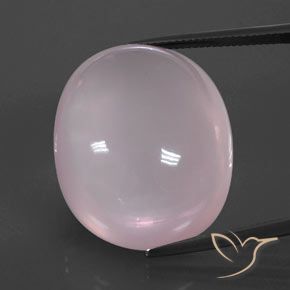 57.56ct Natural Light Pink Rose Quartz, Oval, Transparent