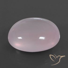 57.56 ct Pink Rose Quartz Stone, Natural Rose Quartz in Oval Cabochon Shape for Sale