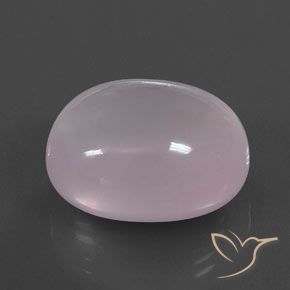 38.70 ct Pink Rose Quartz Stone, Natural Rose Quartz in Oval Cabochon Shape for Sale