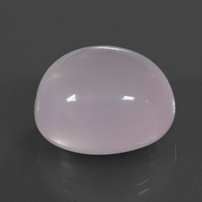 43.21 ct Pink Rose Quartz Stone, Natural Rose Quartz in Oval Cabochon Shape for Sale