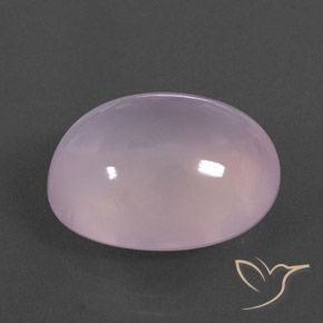 19.81 ct Pink Rose Quartz Stone, Natural Rose Quartz in Oval Cabochon Shape for Sale