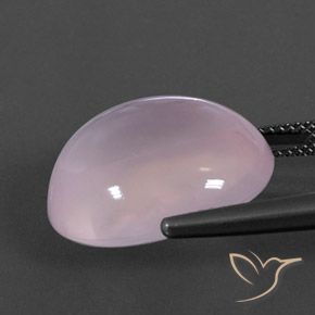 Rose Quartz Gemstone in 18.6 x 15.7 mm Size for Sale, Rose Quartz Stone in Bubblegum Pink Color
