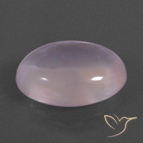 18.23 ct Pink Rose Quartz Stone, Natural Rose Quartz in Oval Cabochon Shape for Sale