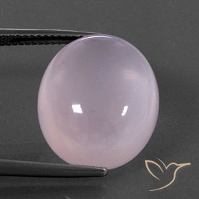 18.14 ct Oval Rose Quartz, 18 x 15.2 mm From South Africa, Photo A
