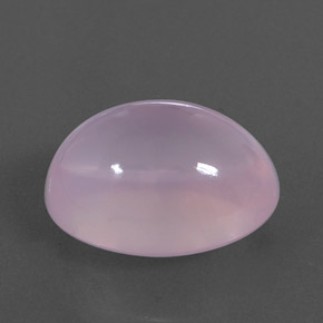 18.40 ct Pink Rose Quartz Stone, Natural Rose Quartz in Oval Cabochon Shape for Sale