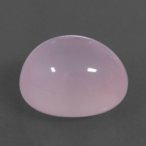 24.20 ct Pink Rose Quartz Stone, Natural Rose Quartz in Oval Cabochon Shape for Sale