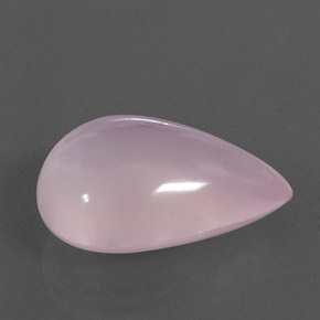 15.56 ct Pink Rose Quartz Stone, Natural Rose Quartz in Pear Cabochon Shape for Sale