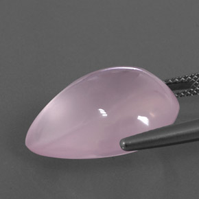 Rose Quartz Gemstone in 20.7 x 15.4 mm Size for Sale, Rose Quartz Stone in Pink Color