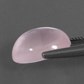 Rose Quartz Gemstone in 16.4 x 13.3 mm Size for Sale, Rose Quartz Stone in Light Pink Color