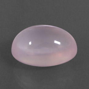 12.85 ct Pink Rose Quartz Stone, Natural Rose Quartz in Oval Cabochon Shape for Sale