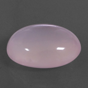 16.82 ct Pink Rose Quartz Stone, Natural Rose Quartz in Oval Cabochon Shape for Sale
