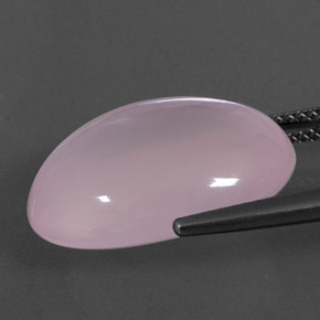 Rose Quartz Gemstone in 20 x 15 mm (calibrated) Size for Sale, Rose Quartz Stone in Pink Color