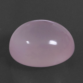 19.68 ct Pink Rose Quartz Stone, Natural Rose Quartz in Oval Cabochon Shape for Sale