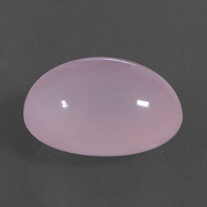 14.73 ct Pink Rose Quartz Stone, Natural Rose Quartz in Oval Cabochon Shape for Sale