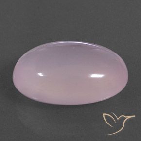 18.71 ct Pink Rose Quartz Stone, Natural Rose Quartz in Oval Cabochon Shape for Sale