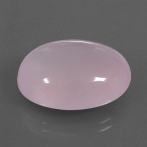 20.01 ct Pink Rose Quartz Stone, Natural Rose Quartz in Oval Cabochon Shape for Sale