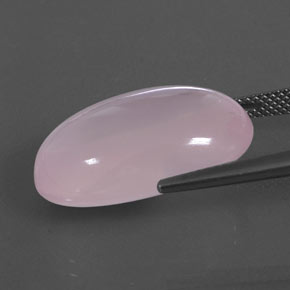 Rose Quartz Gemstone in 22.2 x 14.1 mm Size for Sale, Rose Quartz Stone in Light Pink Color