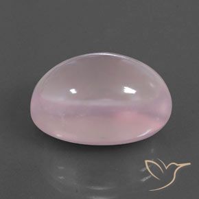 23.01 ct Pink Rose Quartz Stone, Natural Rose Quartz in Oval Cabochon Shape for Sale