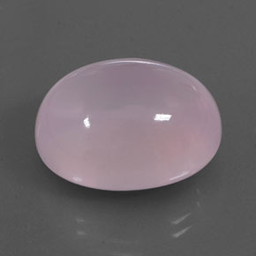 29.89 ct Pink Rose Quartz Stone, Natural Rose Quartz in Oval Cabochon Shape for Sale