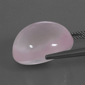 Rose Quartz Gemstone in 18.5 x 16.2 mm Size for Sale, Rose Quartz Stone in Pink Color